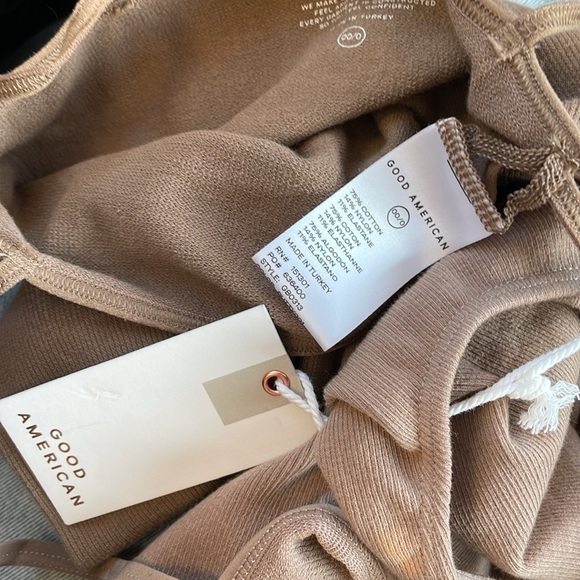 NWT Good American Skinny Strap Seamless Bodysuit in Brindle - Picture 3 of 3